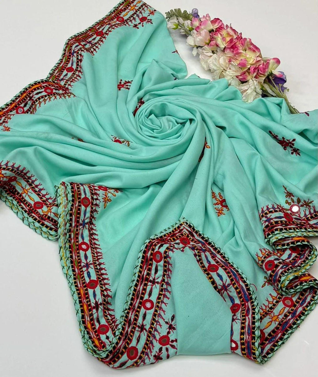 Balochi embroidery chader