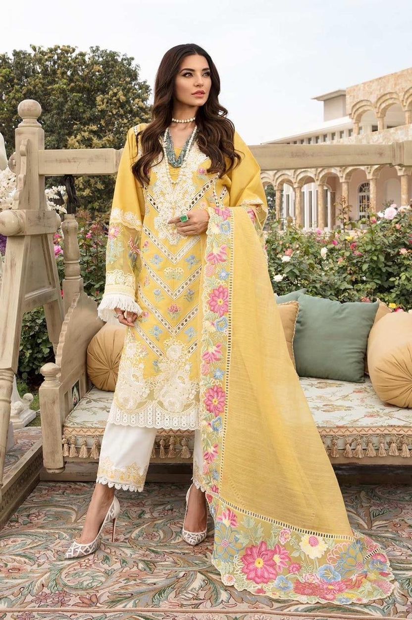 Crimson lawn fully heavy alternat embroidery