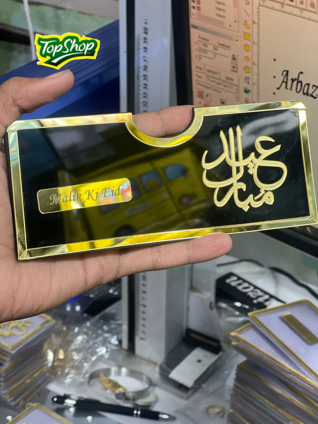 Customize name Eidi envelope
