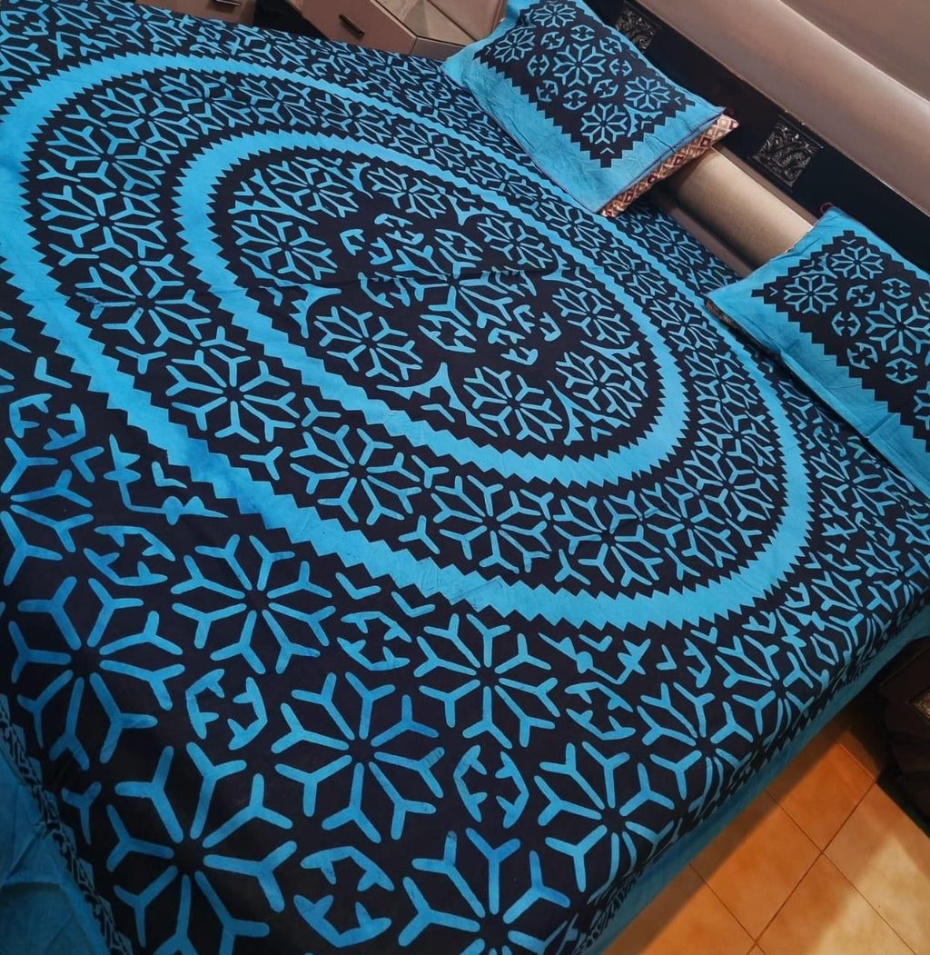✨Block print work,✨ ✨bedsheets✨