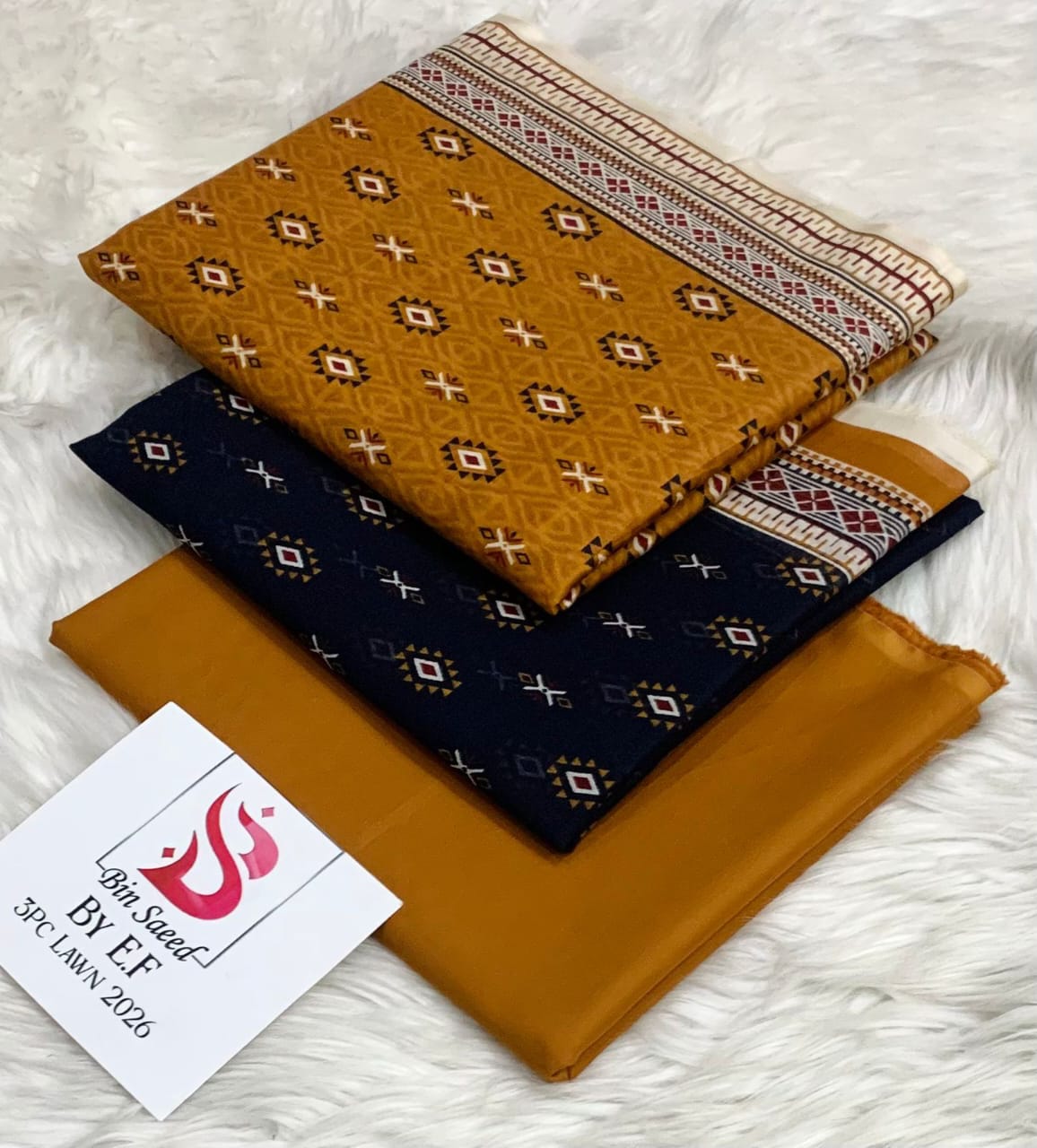 Bin saeed 3pc lawn