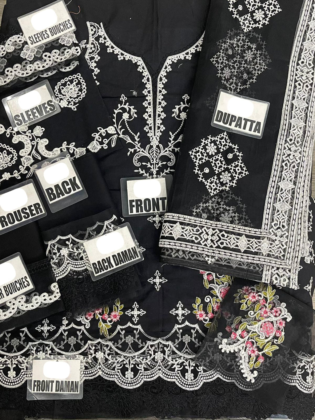 Qalamkar lawn 3pc suit