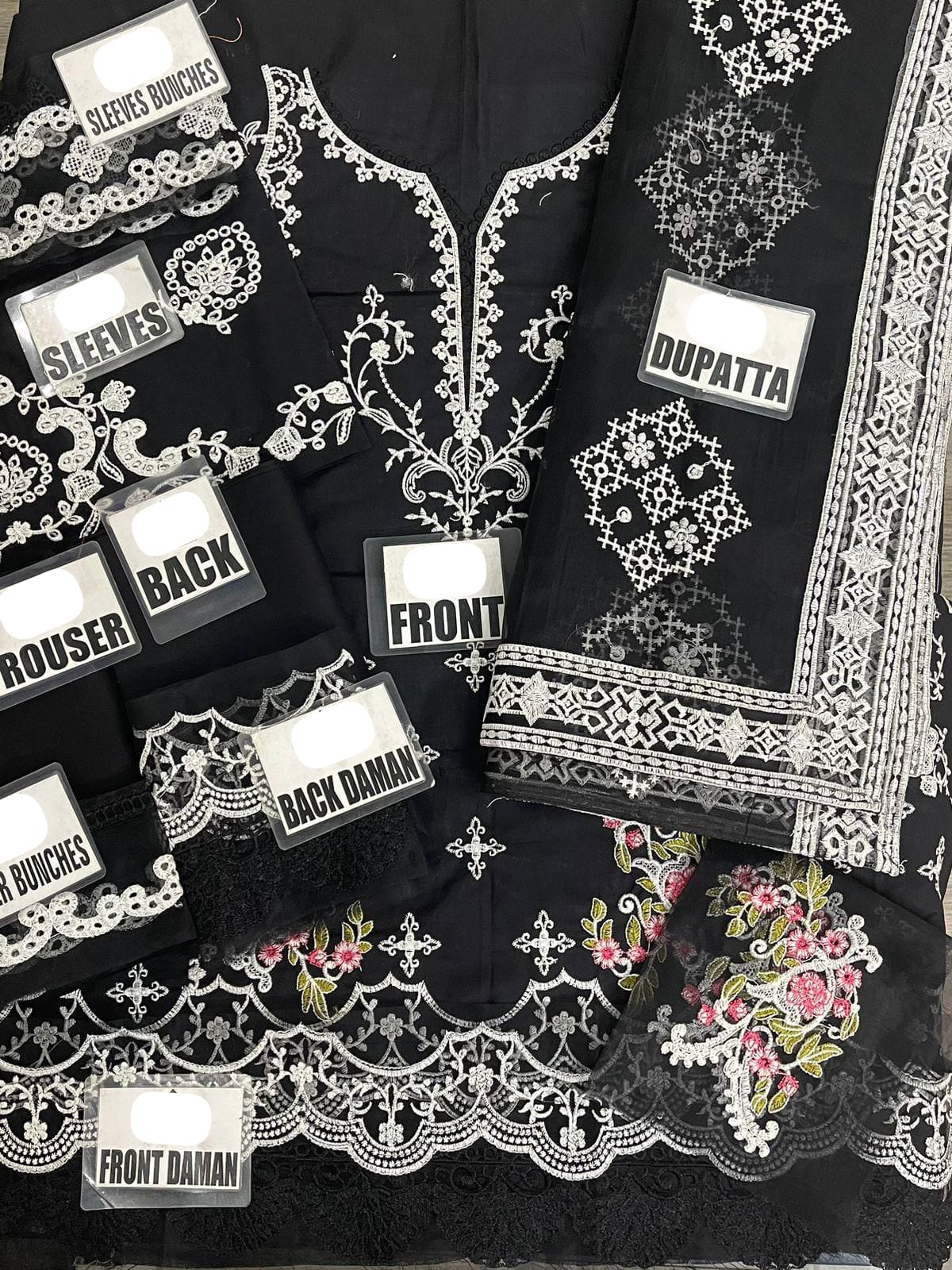 Qalamkar lawn 3pc suit