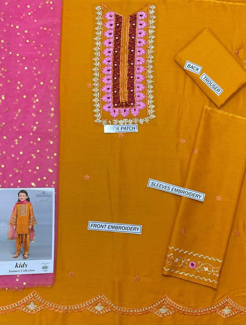 Eid collection kids lawn 3pc