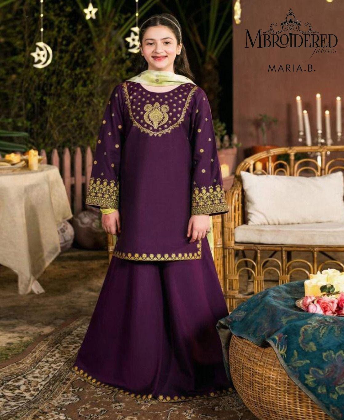 Kids 3pc lawn suit