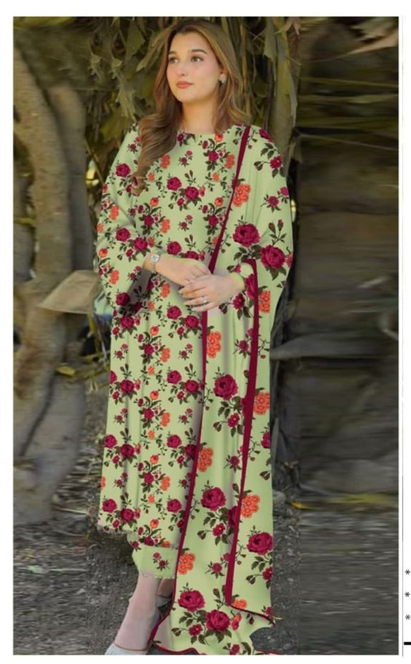 Alina's 3PC lawn suit