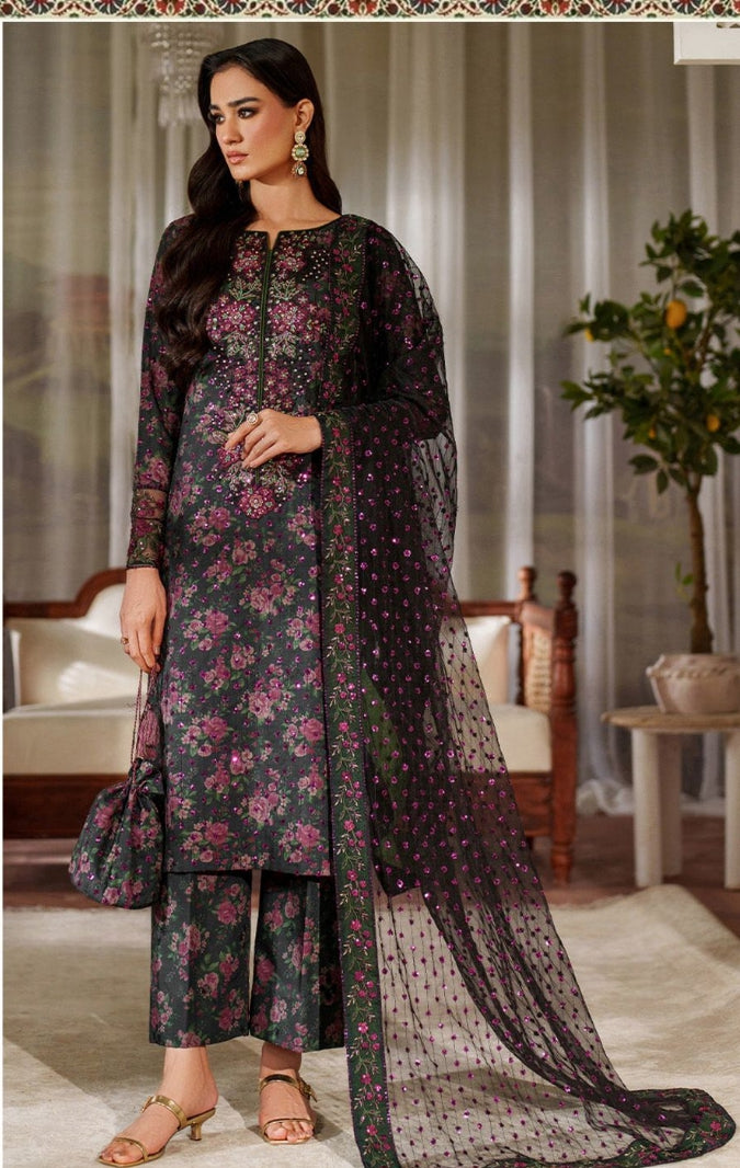 Brnde Iznik lawn suit