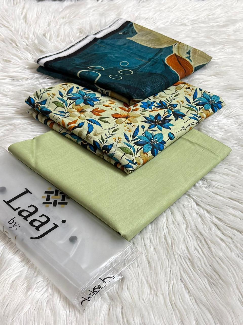 ✨Laaj *lawn 3pc suit ✨