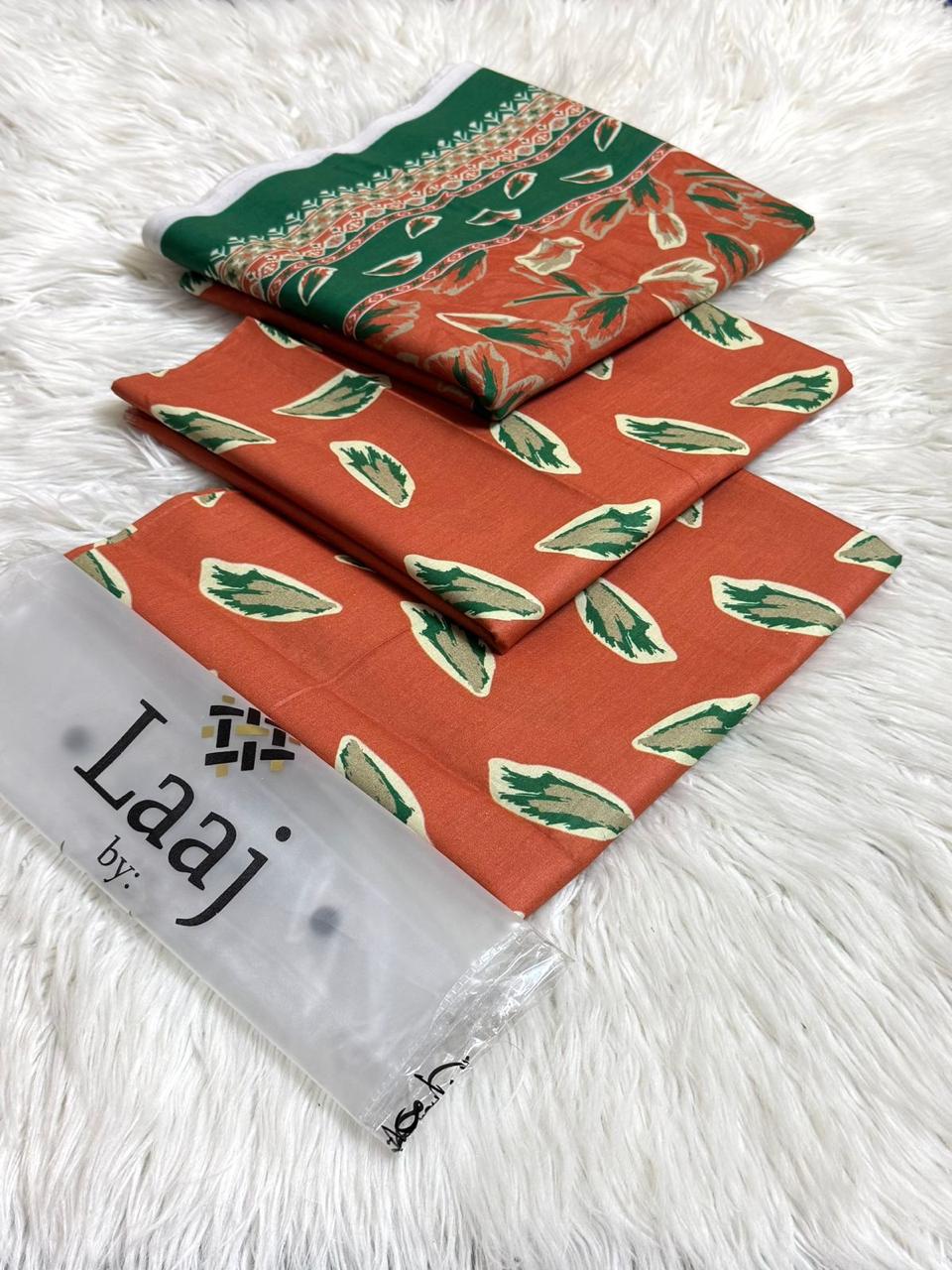 Laaj*lawn 3pc suit