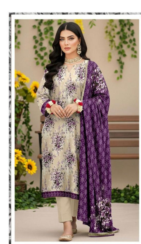 Bareezz lawn 3pc suit