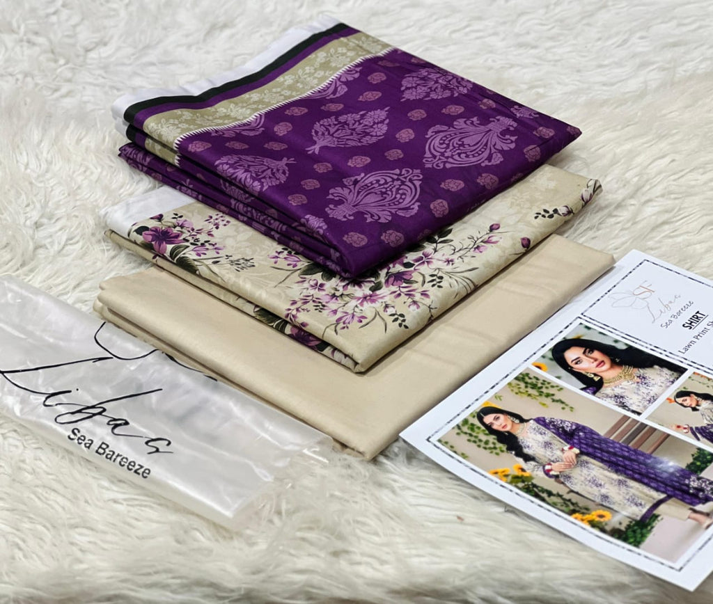 Bareezz lawn 3pc suit