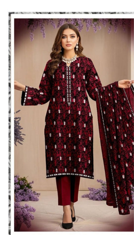 Bareezz lawn 3pc suit