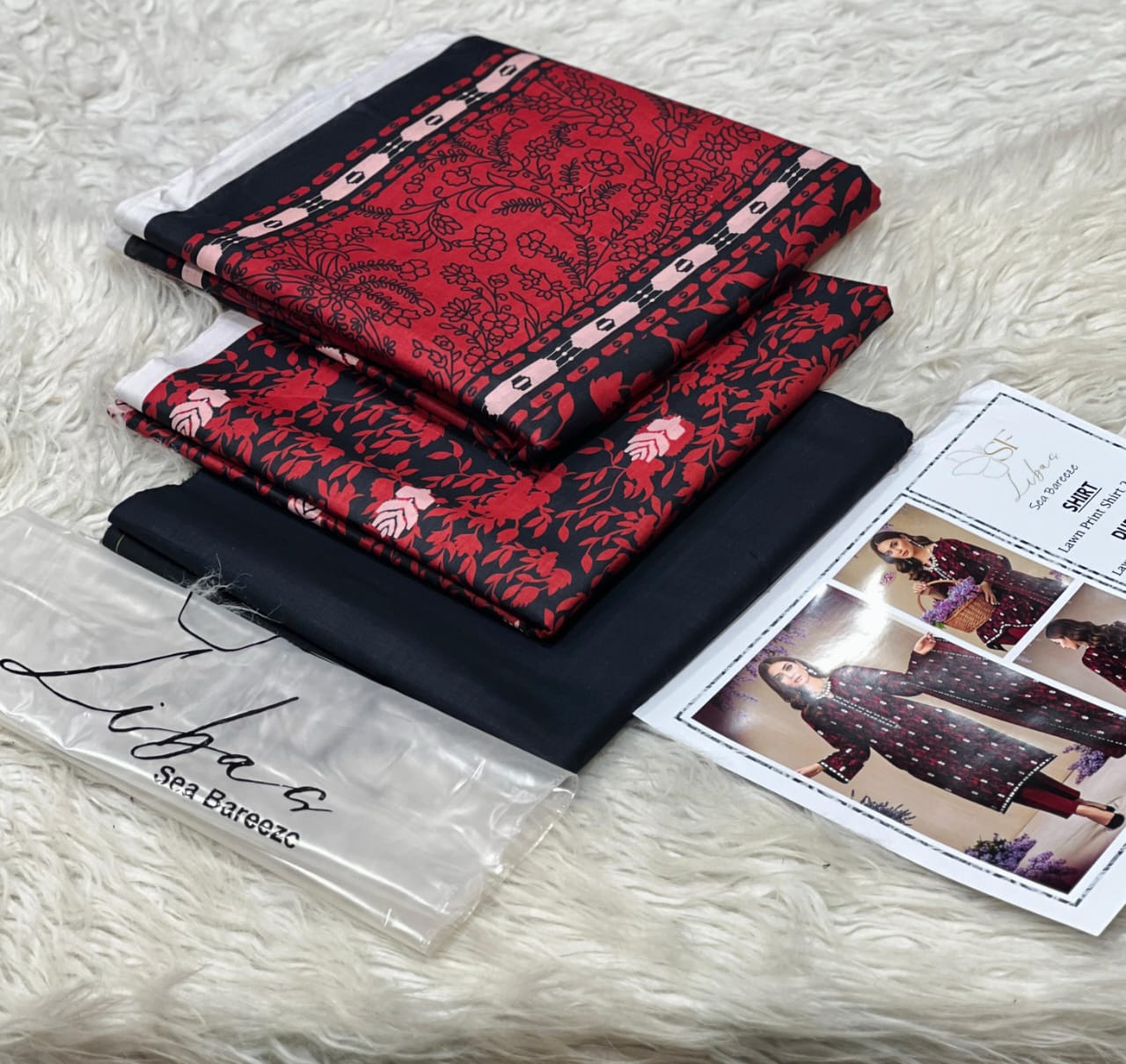 Bareezz lawn 3pc suit