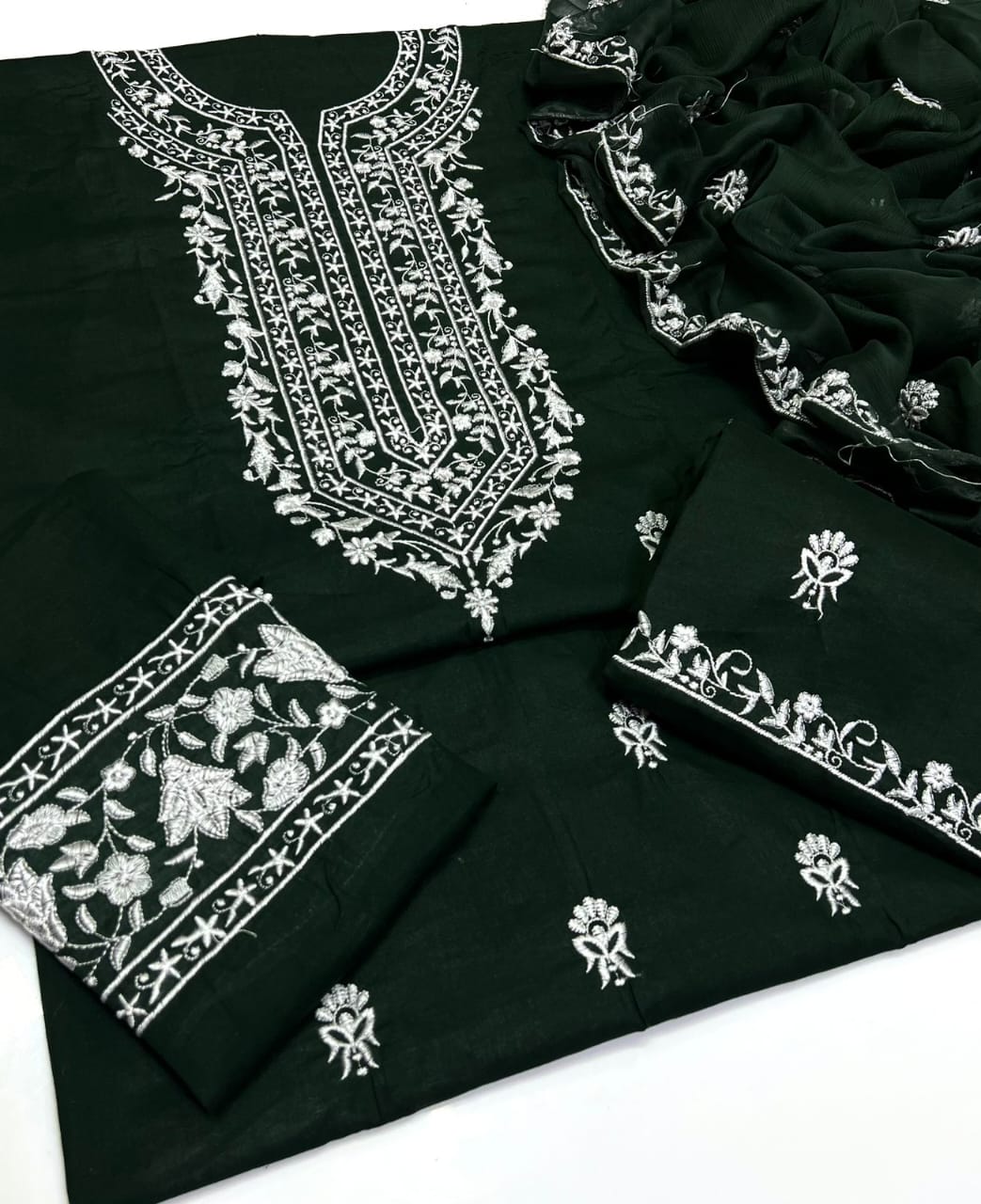 Embroidery lawn cotton suit