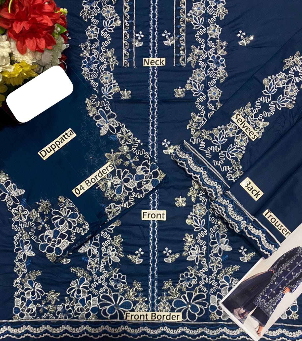 Seran lawn 3pc suit