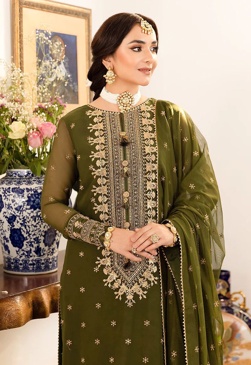 Brand Asim Jofa.shiffon 3pc suit