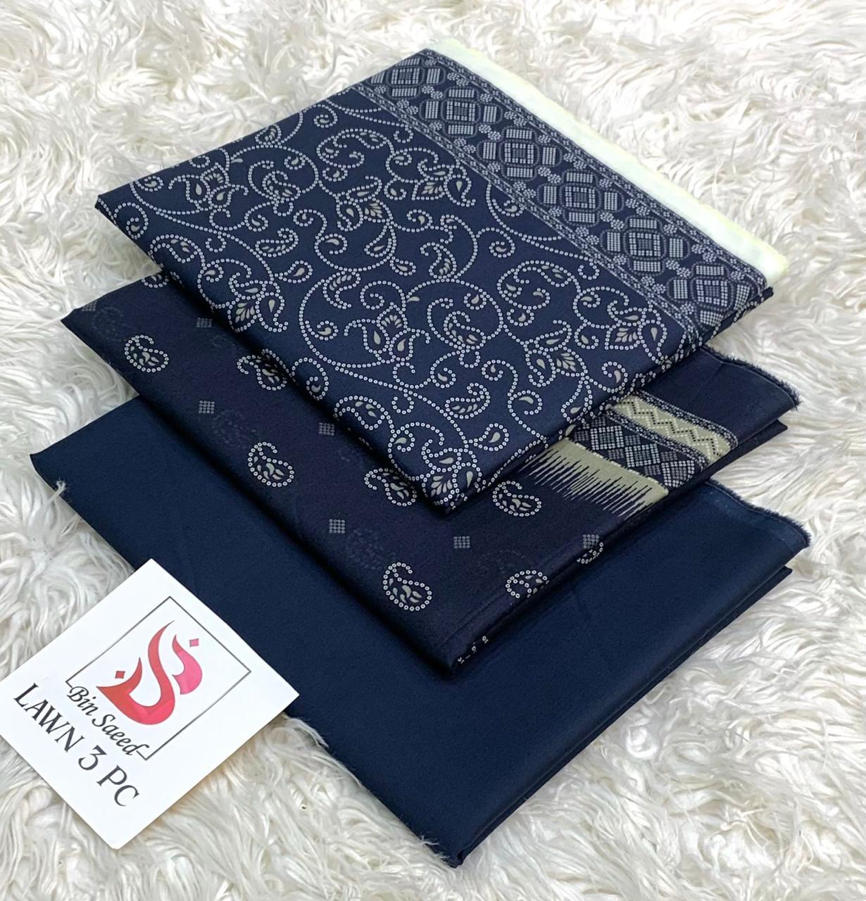 Bin saeed original lawn 3pc