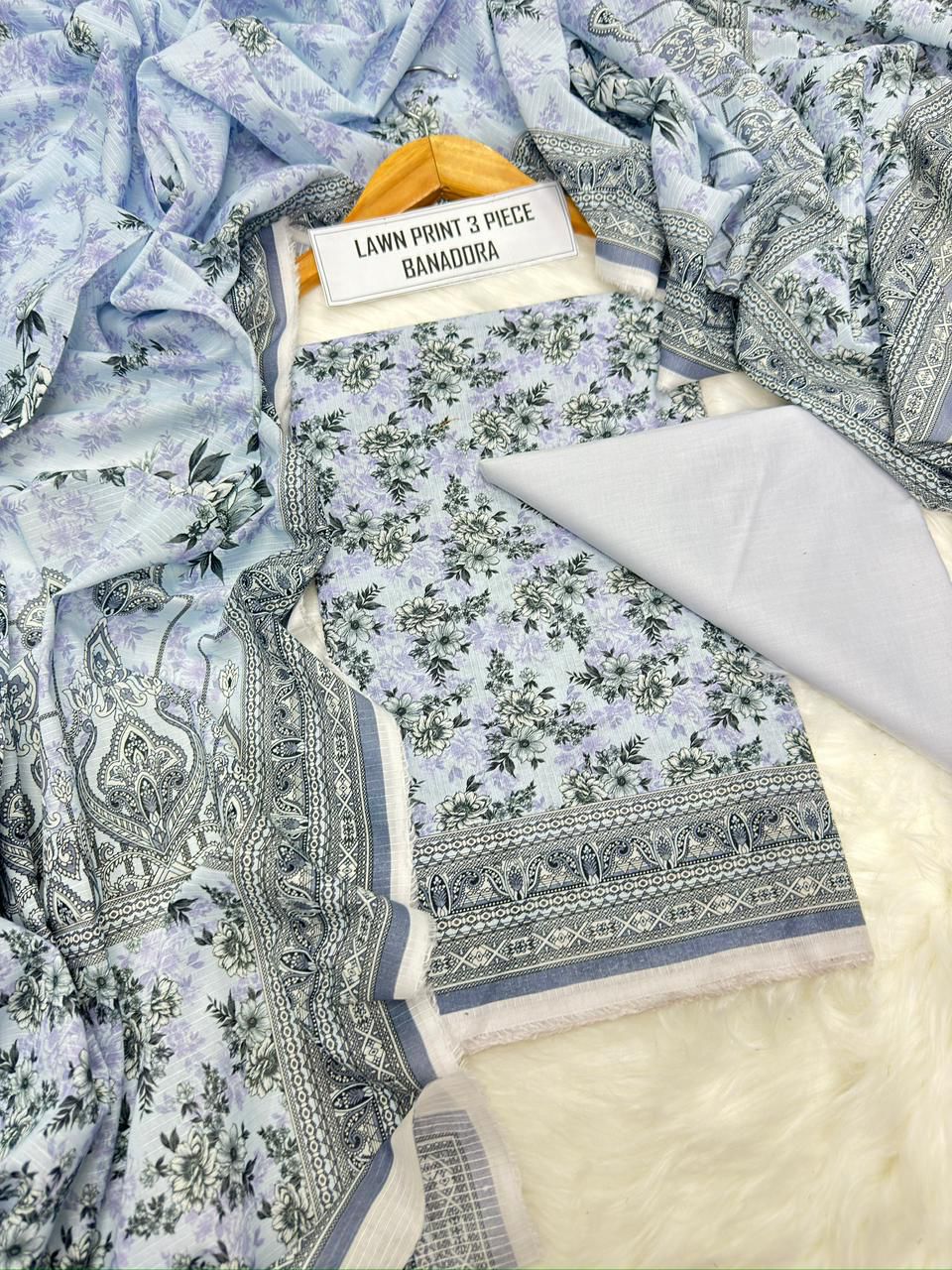 SAPPHIRE lawn 3pc