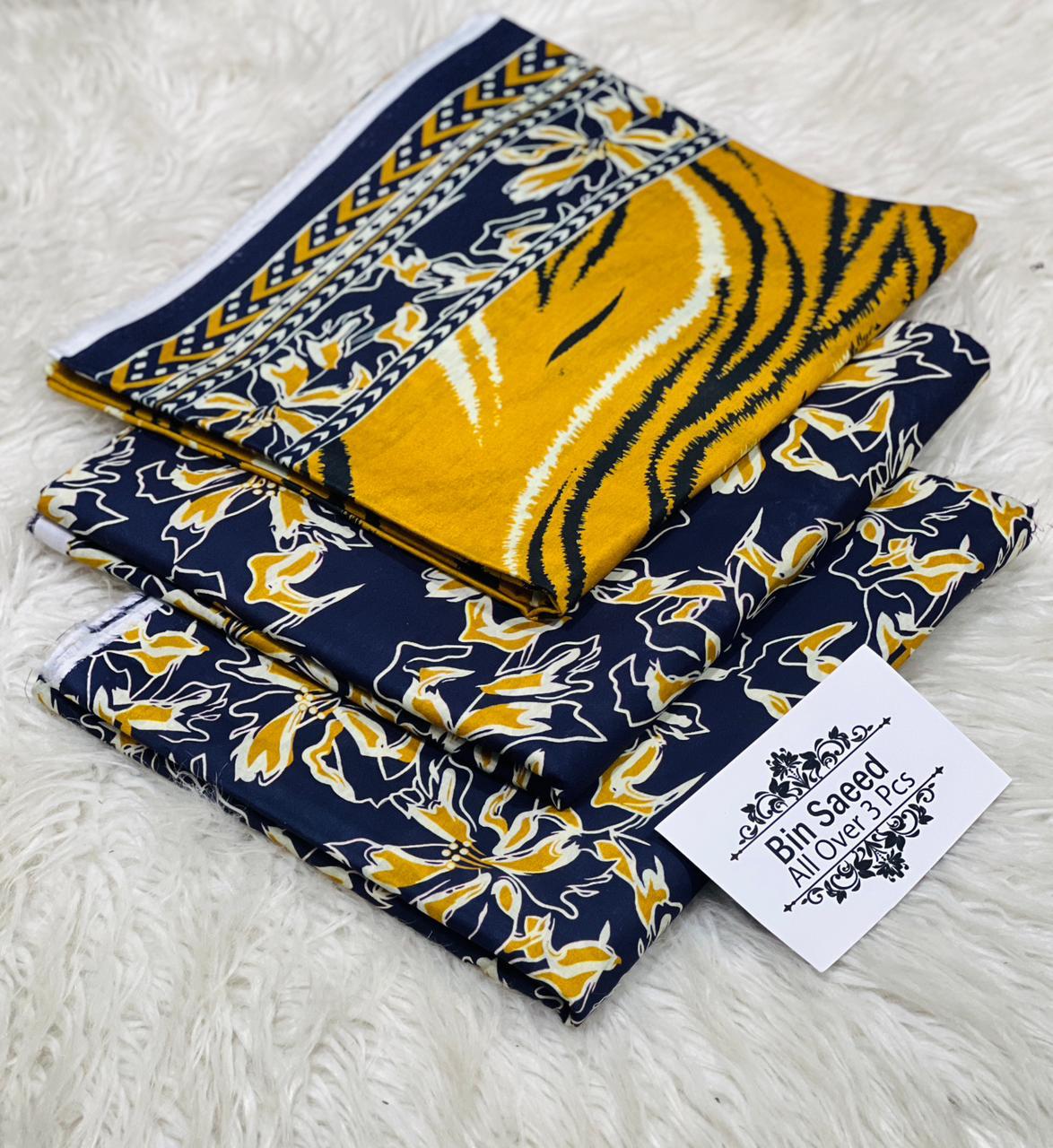 Bin saeed lawn 3pc