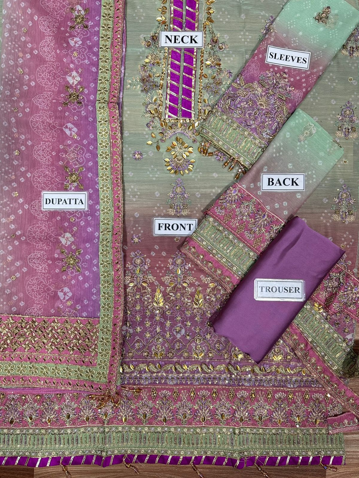 BRAND. LXM  Organza with Malai Trouser