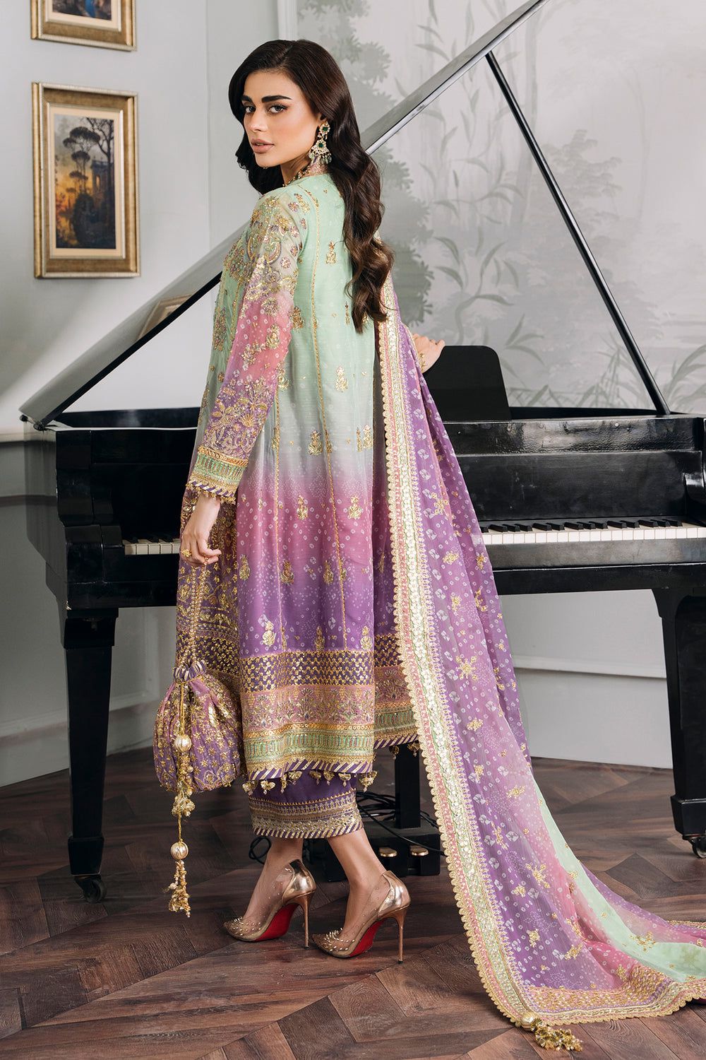 BRAND. LXM  Organza with Malai Trouser